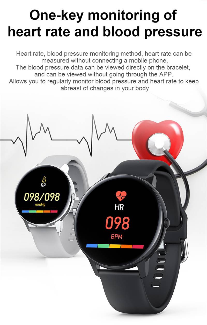2020 MỚI NHẤT W68 Giám sát nhiệt độ SmartWatch Vòng đeo tay thông minh Đồng hồ thể thao Theo dõi sức khỏe Cơ thể Giám sát nhiệt độ cơ thể cho iPhone Huawei Xiaomi Oppo Điện thoại