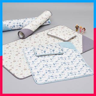 Combo đệm + gối thoáng khí Babymuffin Hàn Quốc - Hàng chính hãng