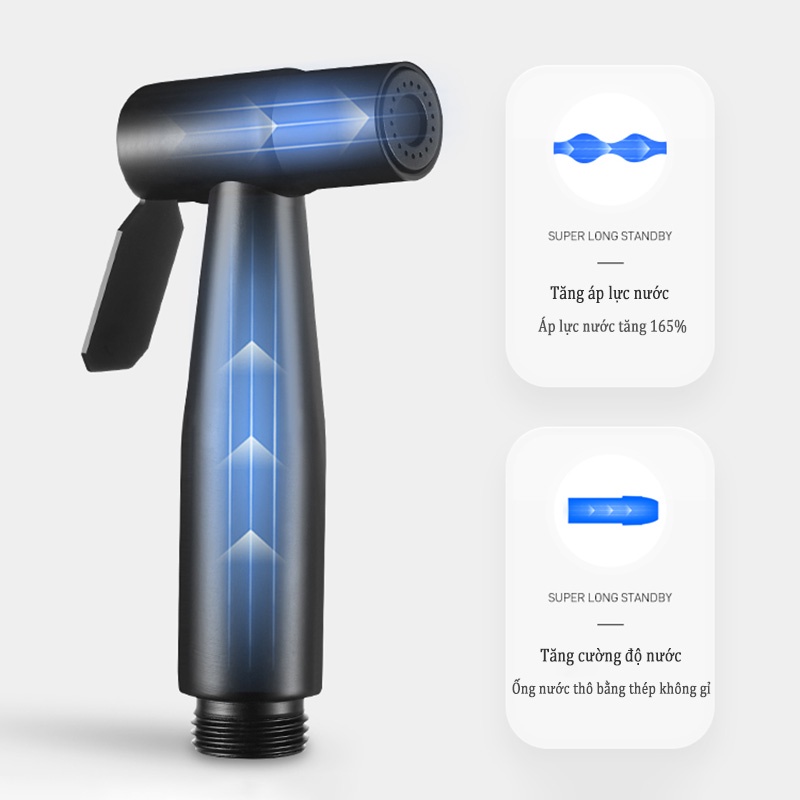 Đầu vòi xịt nhà vệ sinh Meidoo bằng thép không gỉ 304 cao cấp