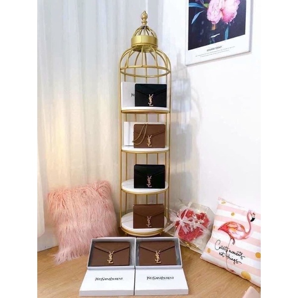 Kệ decor trang trí 4 tầng vuông tròn