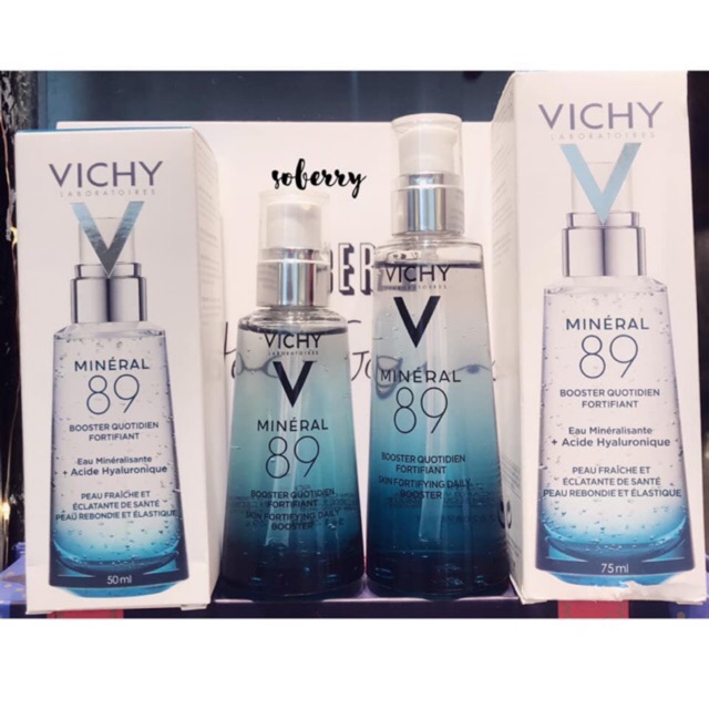 DƯỠNG CHẤT VICHY MINERAL 89 - 89% NƯỚC KHOÁNG CÔ ĐẶC 50ml/75ml