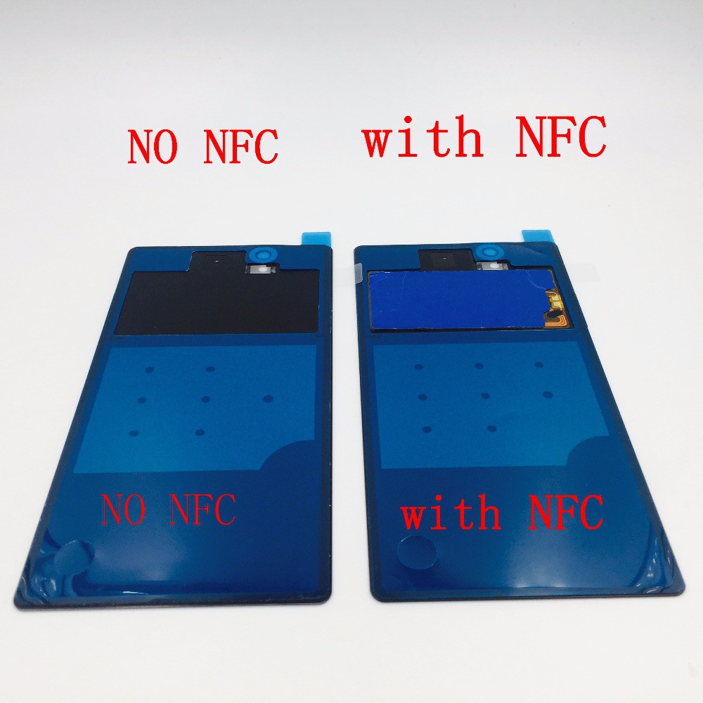 For Sony xperia Z L36H L36 C6603 C6602 Cases Glass Battery Housing Cover With NFC