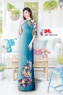 Áo dài in 3D tằm lụa