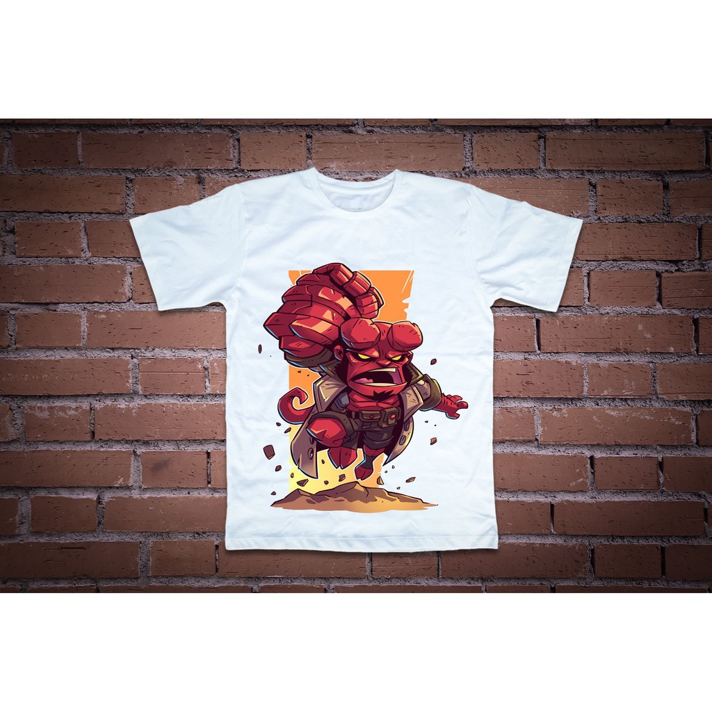 Áo thun in HellBoy Chibi