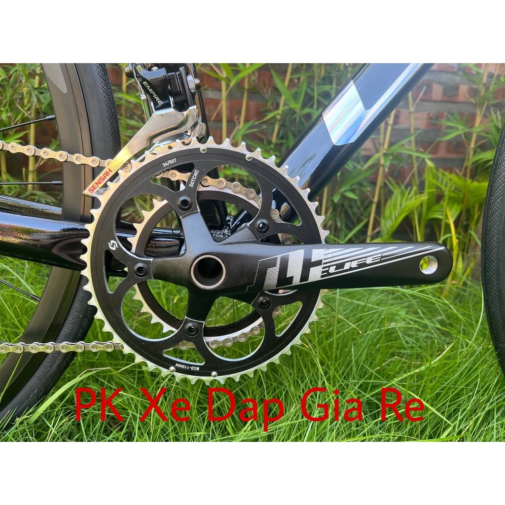 Xe đạp đua LIFE LIGHT, Khung nhôm không mối hàn cao cấp, Group SENSAH EMPIRE , Xe mới bảo hành 1 năm