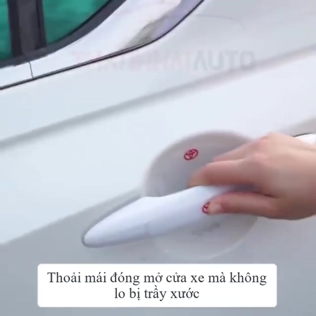 Bộ 10 Chi Tiết Miếng Dán Silicon Chống Xước Hõm Cửa