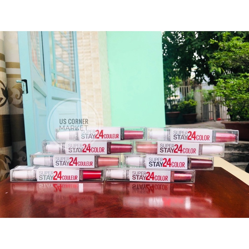SON MAYBELLINE SUPER STAY 24H 2 ĐẦU LÂU TRÔI - MỸ