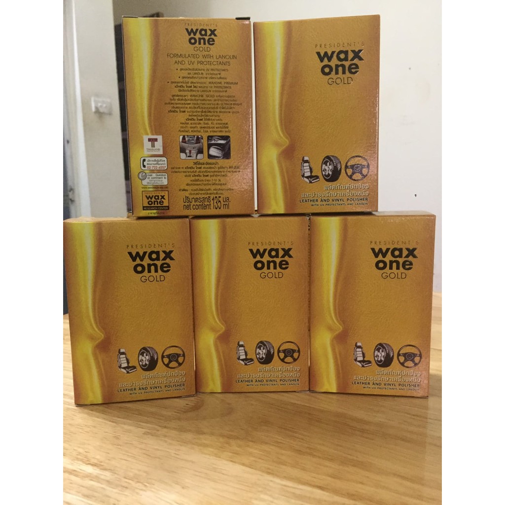 Chai Phục Hồi Nhựa Nhám Đen - Đánh bóng nội thất ô tô và đồ da Wax one gold 135ml