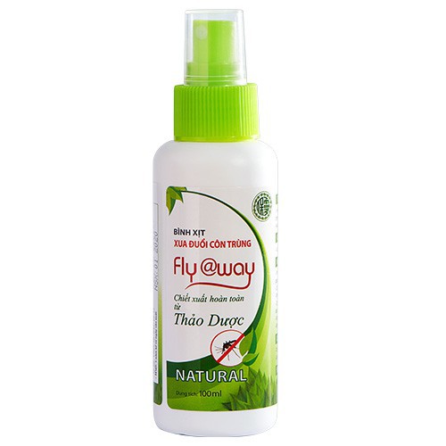 Xịt muỗi và côn trùng thảo dược FLY @WAY 100ml