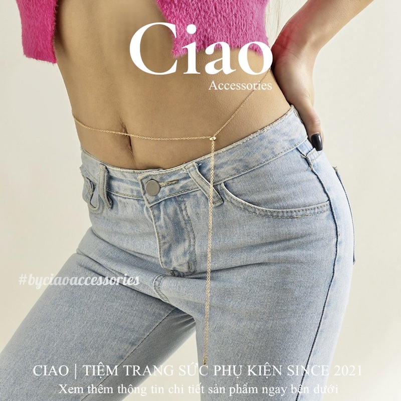[HOẢ TỐC 1H] Vòng bụng/ Vòng eo thiết kế dây rút mã 06 phong cách trendy mới lạ Ciao accessories
