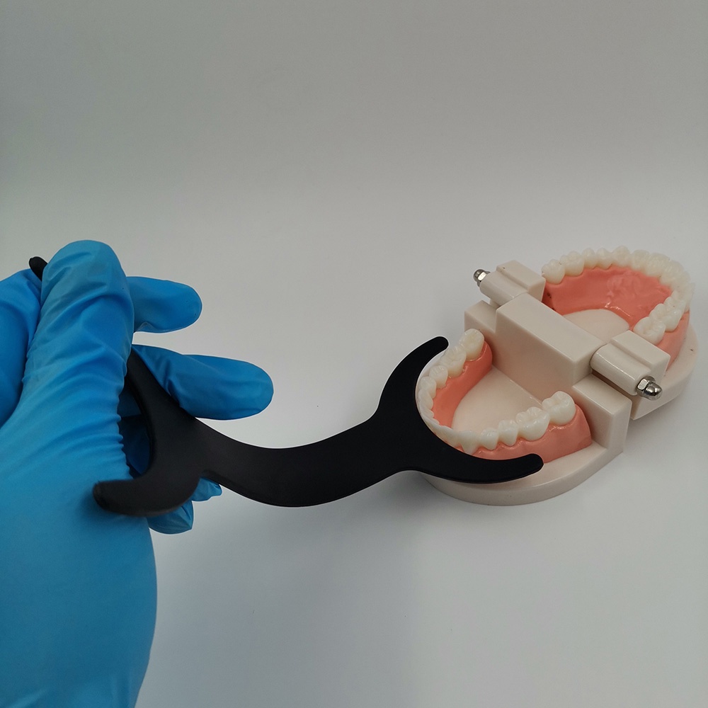 Bảng Silicone Chỉnh Hình Răng Màu Đen Có Thể Điều Chỉnh Góc