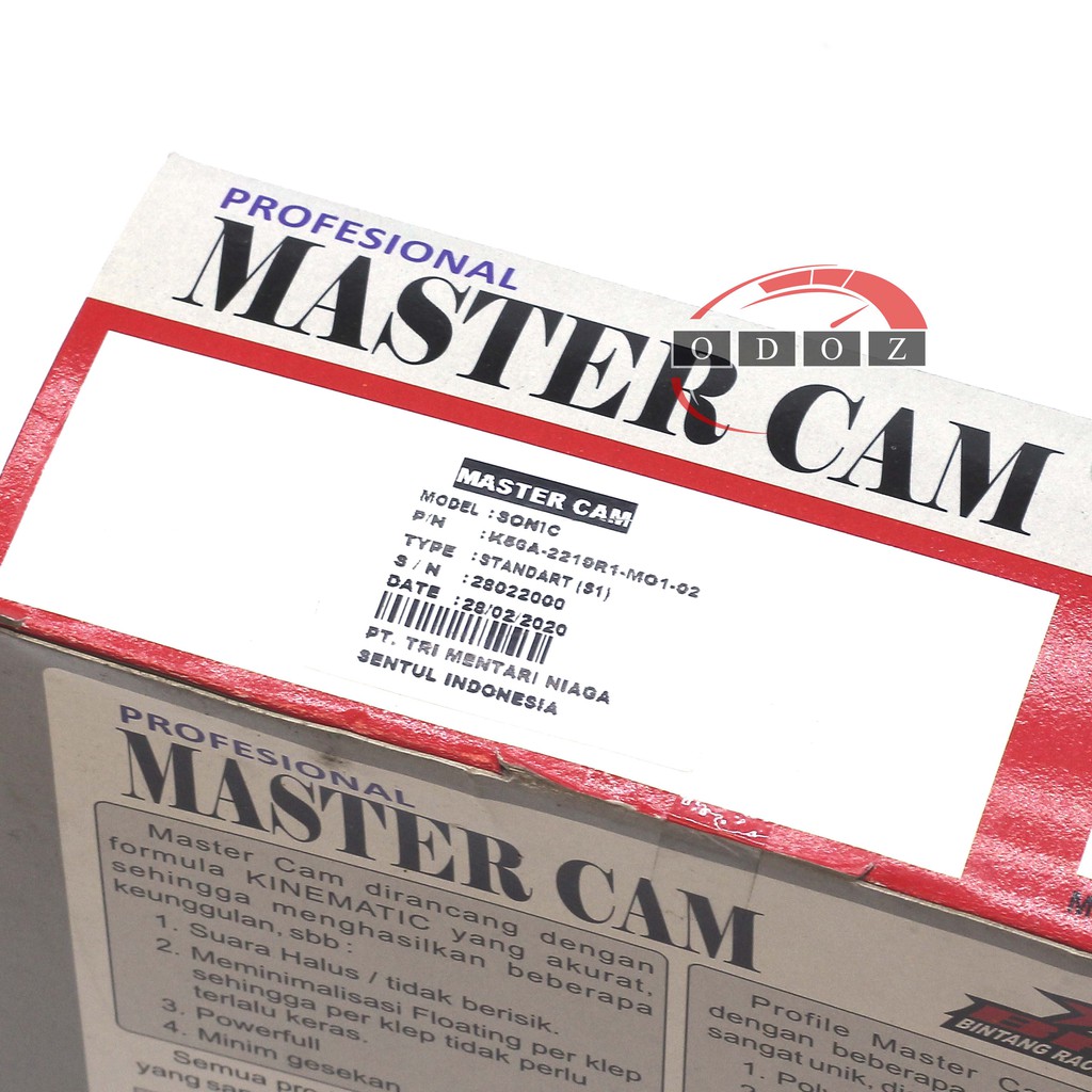 Master Cam - Cam độ BRT mẫu 01-02 dành cho xe Honda Winner, Winner X và Sonic.