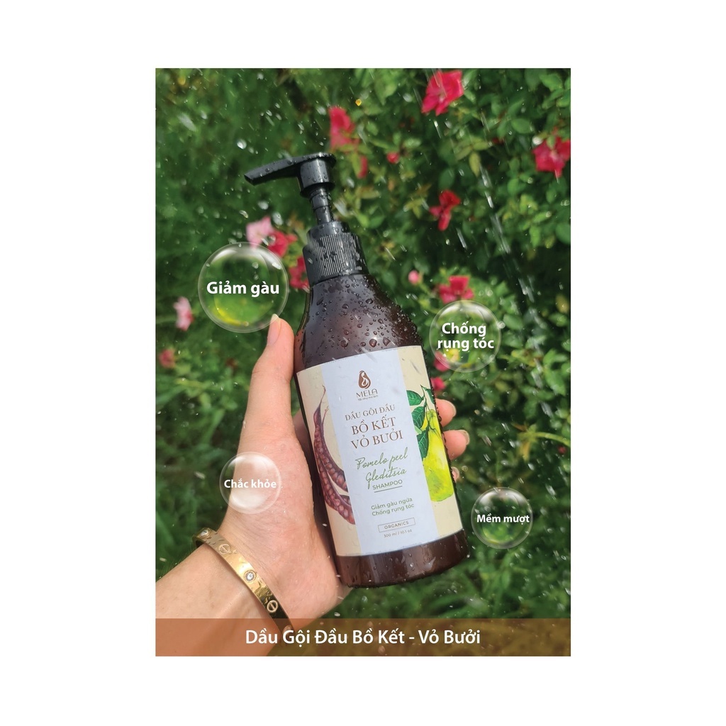 DẦU GỘI BỒ KẾT - VỎ BƯỞI MELA 300ML