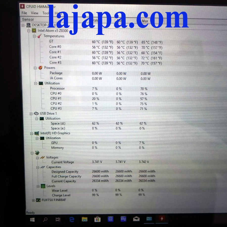 LapTab Máy tính 2 trong 1 FUJITSU ARROWS Tab FARQ35WB/ 10.1inch/Intel Atom™ x5-Z8300/Ram 2G/64Gb/ Windows10 bản quyền | WebRaoVat - webraovat.net.vn