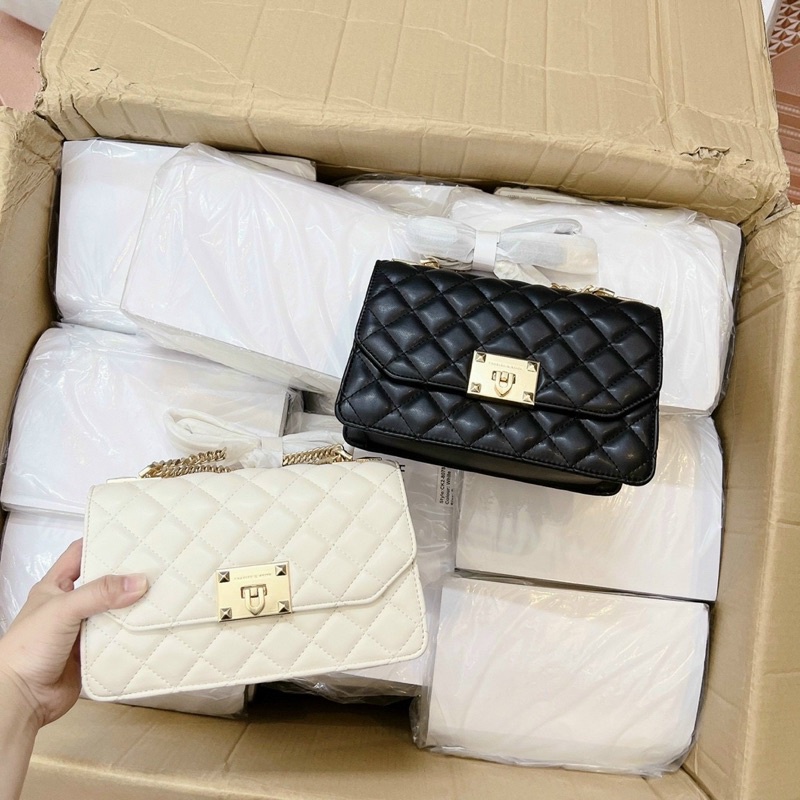 (Mới 2022) Túi CK ô trám size 22cm (không hộp)