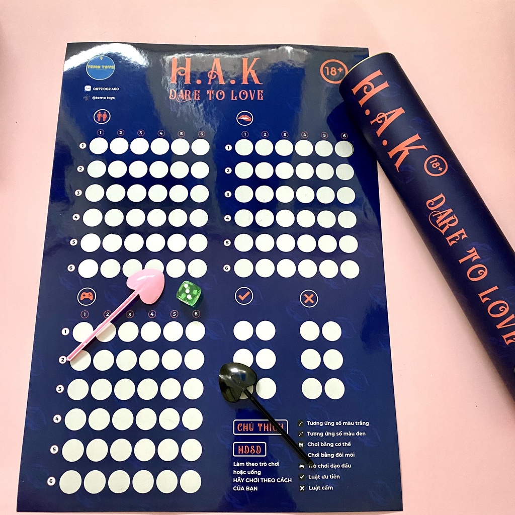 Game Bad Bed dành cho cặp đôi drinking game HAK LOVE hẹn hò SHAY