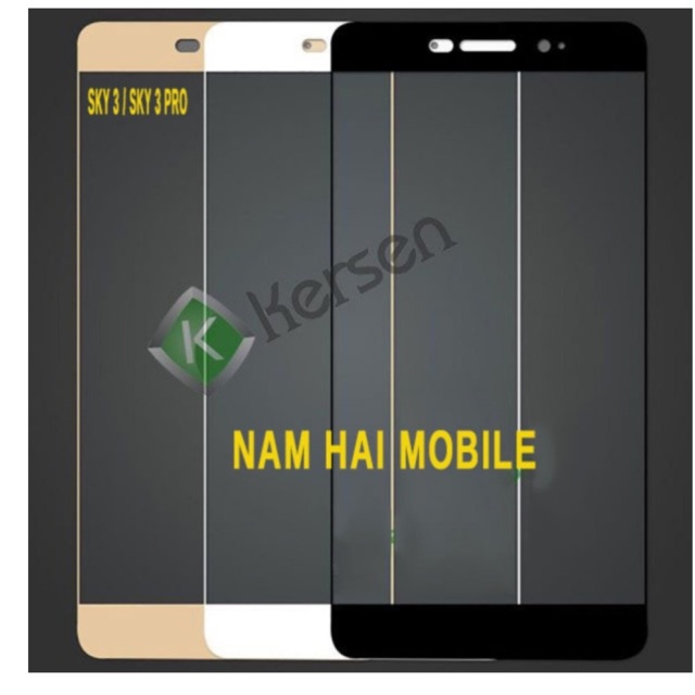 Kính cường lực cho Coolpad Sky 3/ Sky 3 Pro full màn