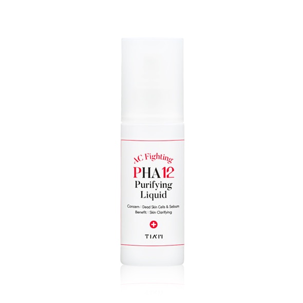 Tinh Chất Ngừa Mụn, Sáng Da, Mờ Thâm 12% PHA + 4,75% Tinh Dầu Tràm Trà Tia'm AC Fighting PHA 12 Purifying Liquid