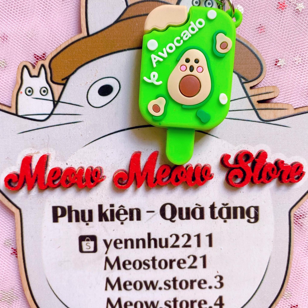 ❣️Ảnh MeowMeow❣️Móc Chìa Khoá Que Kem- Móc Khoá Que Kem❣️