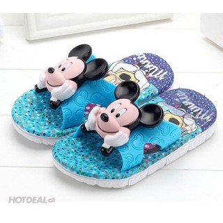 Dép cao su Mickey 3D bé gái