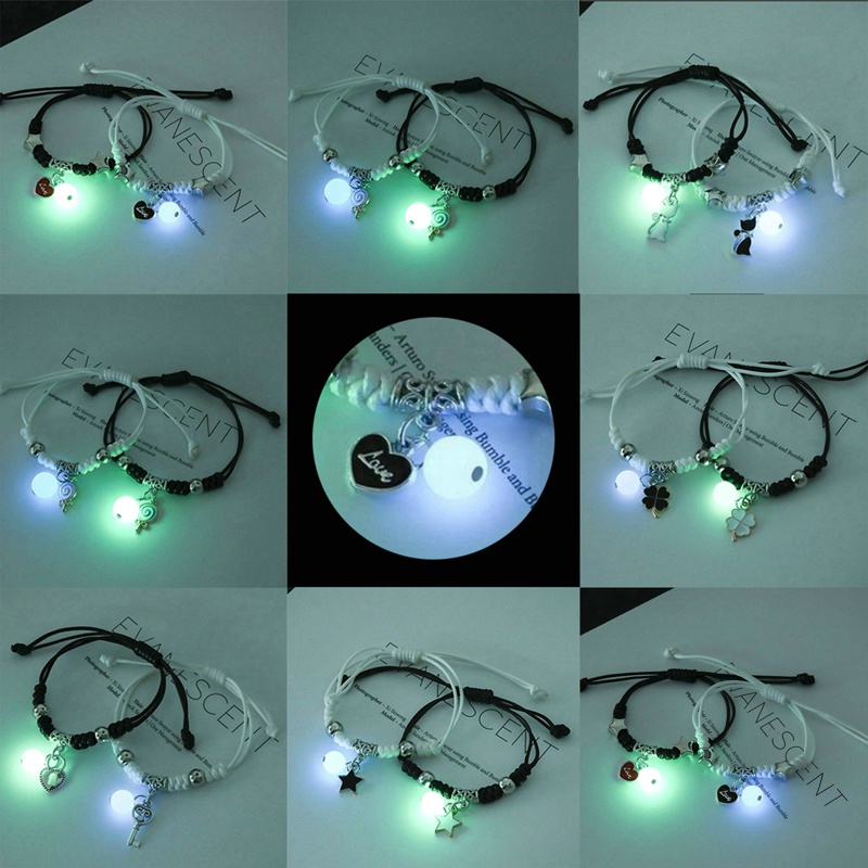 Vòng Tay Bện Dây Gắn Chuông Sáng Tạo Có Thể Điều Chỉnh Cho Cặp Đôi