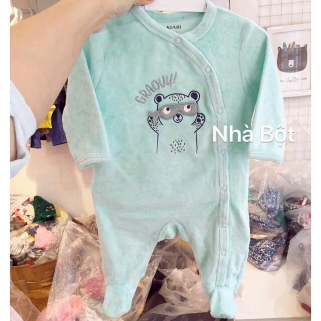 Sale size sơ sinh body nhung
