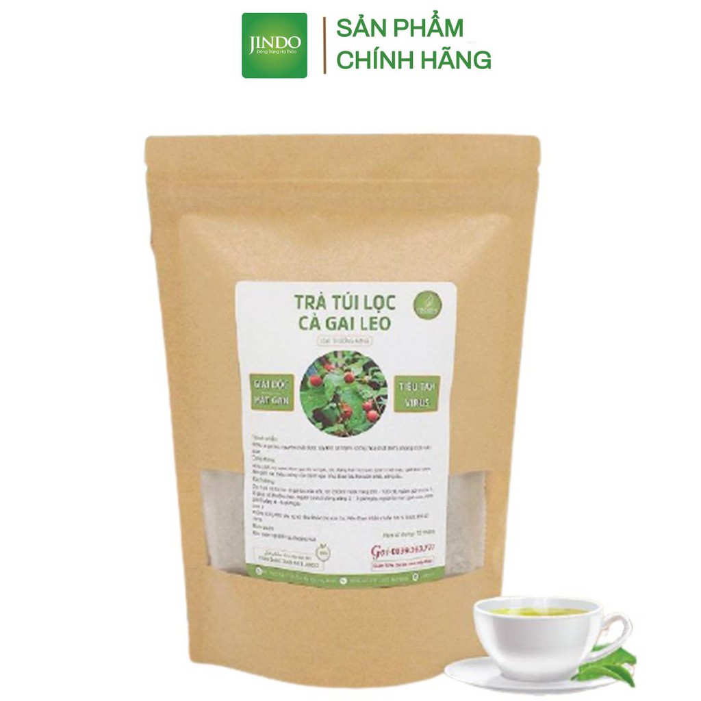 Cà Gai Leo túi lọc JINDO 250g - Hỗ trợ bảo vệ lá Gan cho cả gia đình bạn