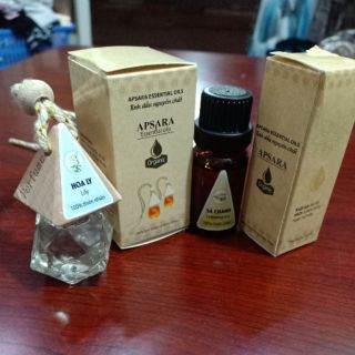 [PKOT] Tinh dầu thiên nhiên Apsara Ấn Độ lọ treo (ko có vỏ giấy) hoặc xông 10ml tùy chọn vị