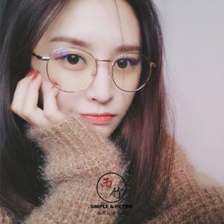 Mắt kính kiểu cổ điển gọng tròn phong cách retro dành cho nam và nữ
