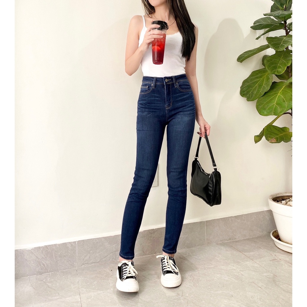 Quần Lightblue / darkblue tall skinny jeans 20decemberjeans mã 1106 | BigBuy360 - bigbuy360.vn