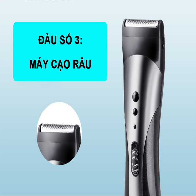 TÔNG ĐƠ CAO CẤP CẮT TÓC, CẠO RÂU, TỈA LÔNG MŨI SẢN PHẨM ĐA NĂNG 3IN 1