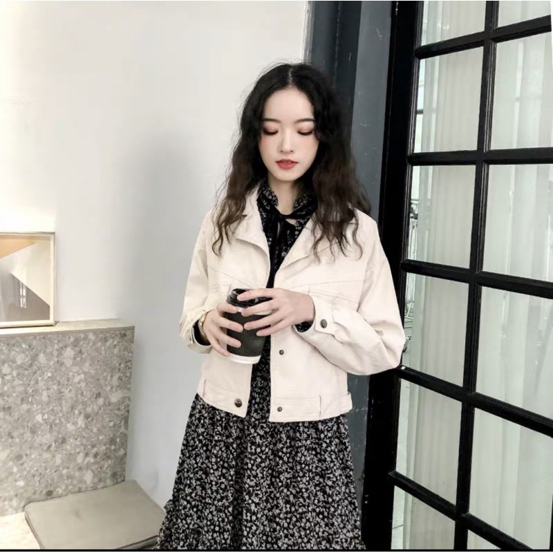 Siêu Hót- Áo Khoác Da Nhung Khuy Lưng Hottrend | BigBuy360 - bigbuy360.vn