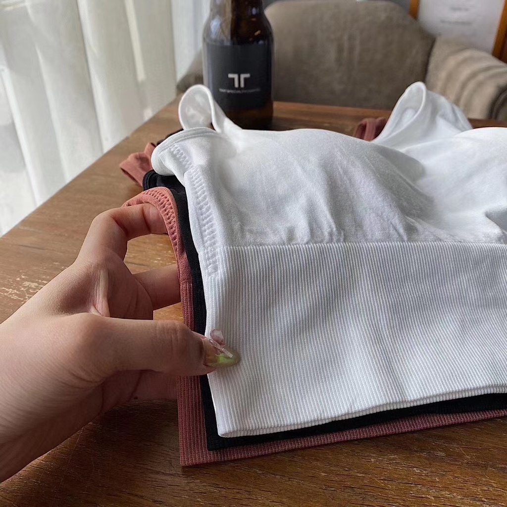 Áo Ngực Crottop Cotton Tập Gym Thể Thao L&amp;U A855