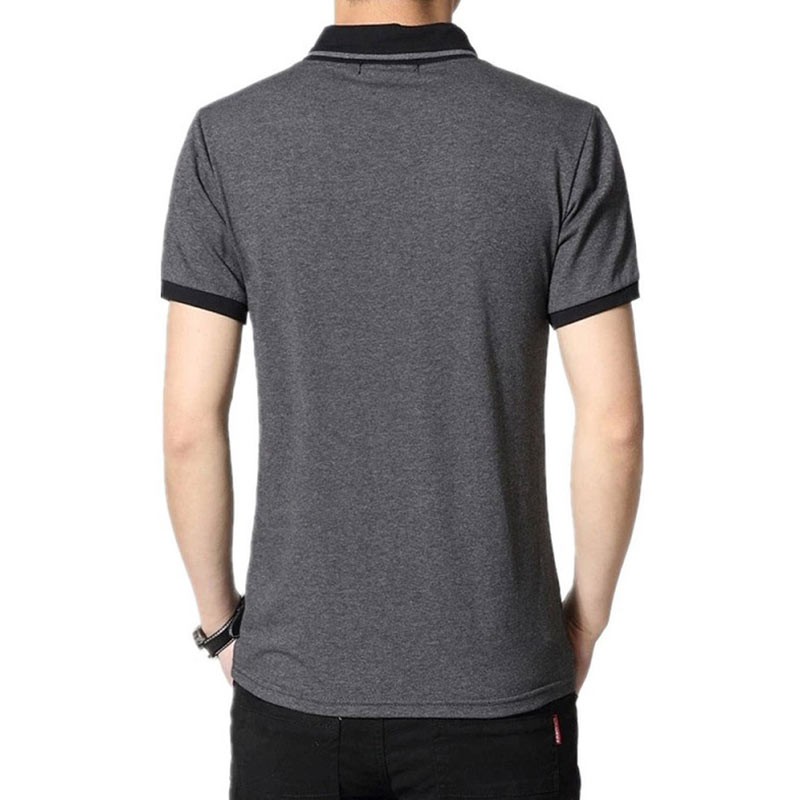 Áo thun ngắn tay cổ chữ V thanh lịch cho nam