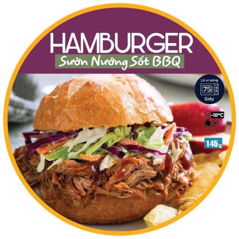 BURGER SƯỜN BBQ PHOMAI
