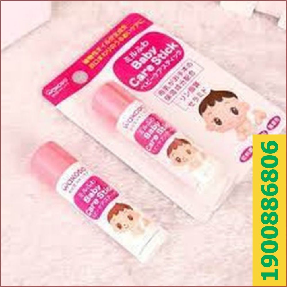 Son dưỡng môi cho bé Wakodo cho bé Baby Care Stick thỏi 5g