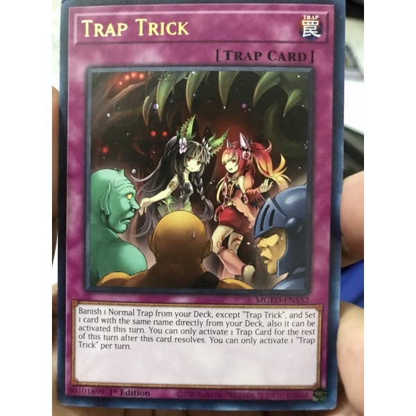 Thẻ bài Yugioh Trap Trick - Gold Letter Rare