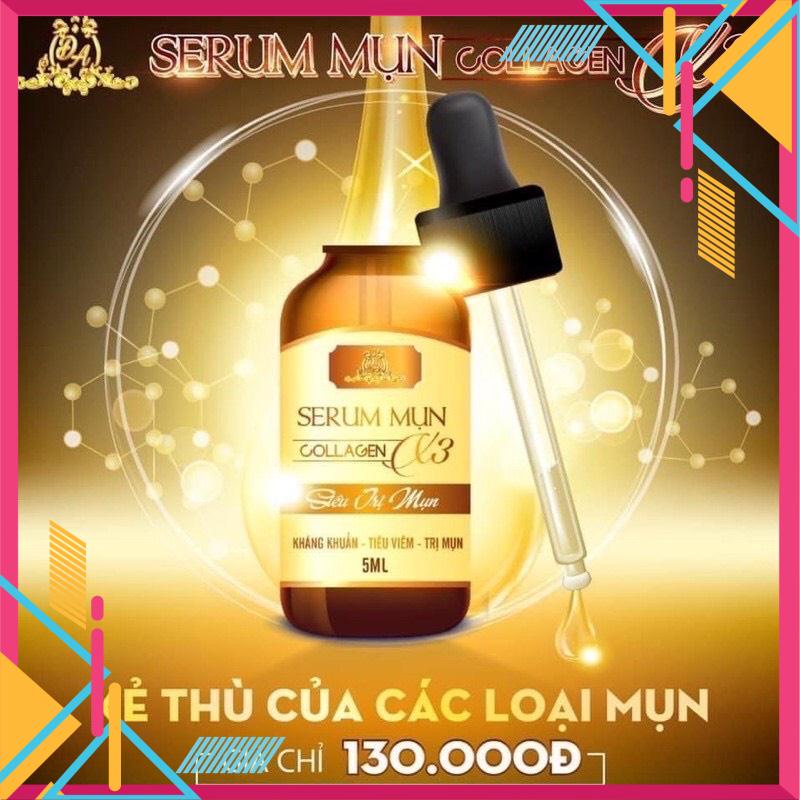 Serum mụn Collagen X3 Luxury mỹ phẩm Đông Anh Chính Hãng HÀNG CHÍNH HÃNG