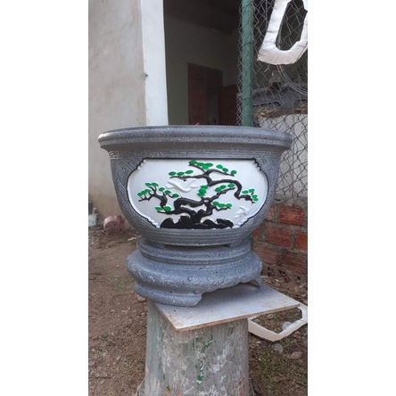 Khuôn chậu tròn 50 + đôn