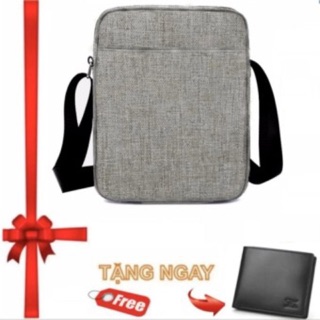 Túi Đeo Chéo Hàn Quốc DC095 + Tặng ví nam thời trang chất lượng cao cấp