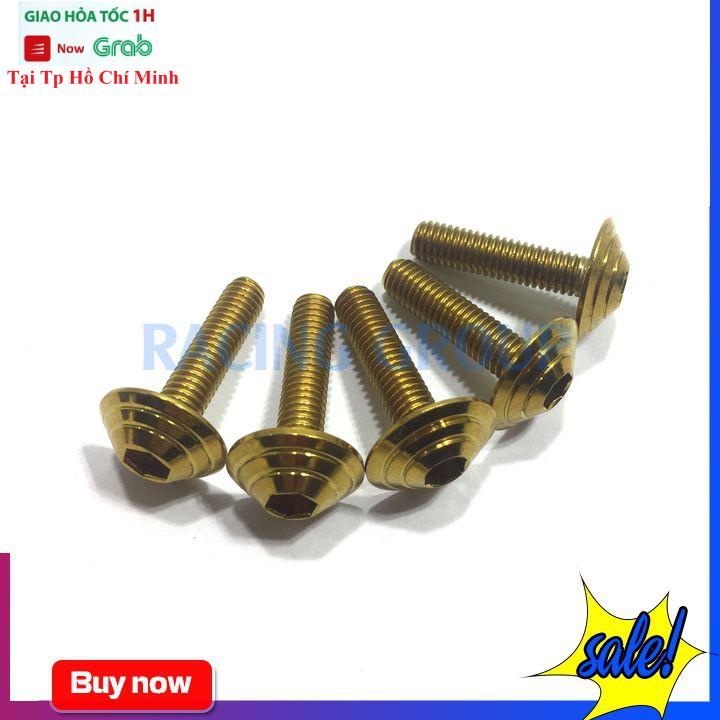 Ốc Titan 5Li20 Gắn Mão Winner X, Mặt Đồng Hồ Winner Và Nhiều Vị Trí Dàn Áo Xe Honda (Giá 1 Con)