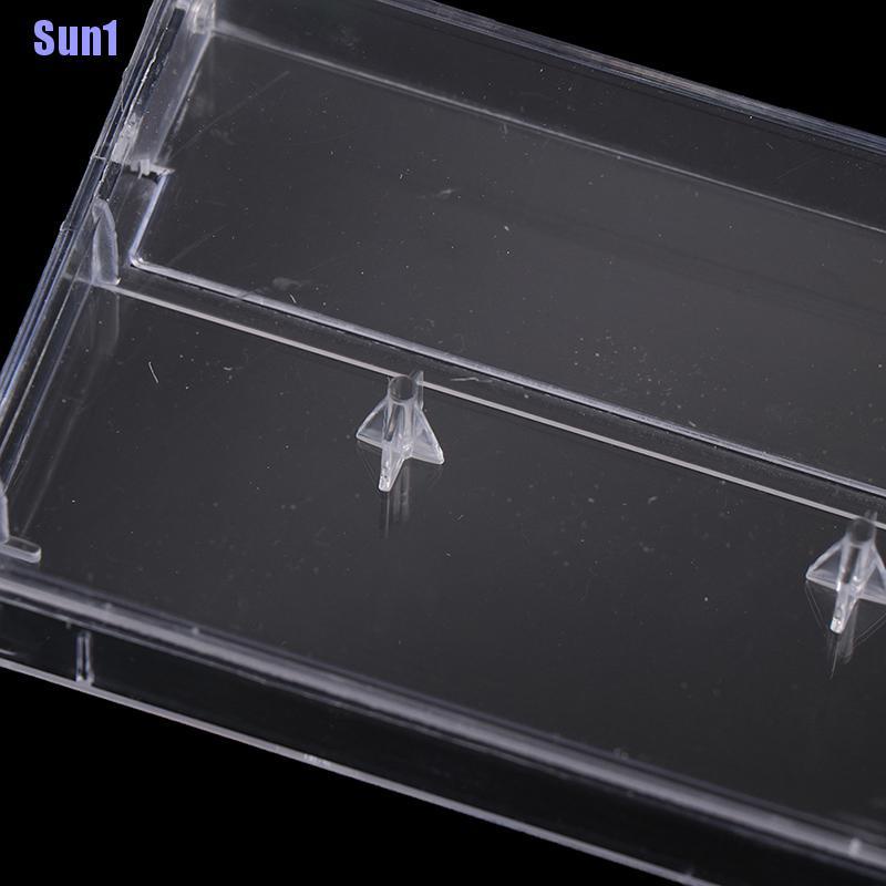 Sun1 &gt; 10 Hộp Băng cassette Trong Suốt