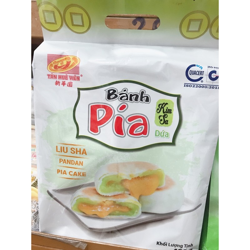 Bánh Pía Kim Sa Dứa Tân Huê Viên 480gam (12 cái nhỏ)