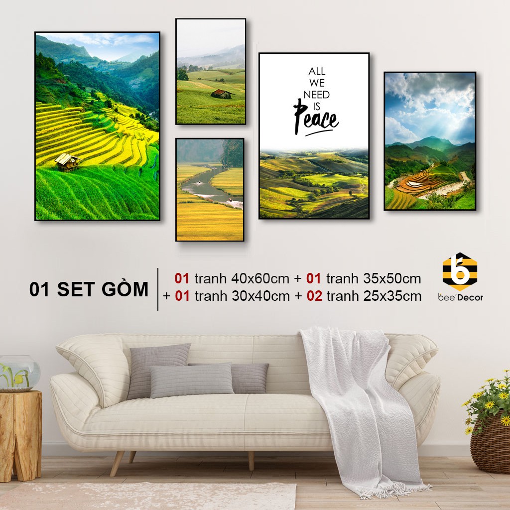 {20 mẫu} tranh CỠ VỪA, chất vải Canvas, có khung nổi siêu đẹp.