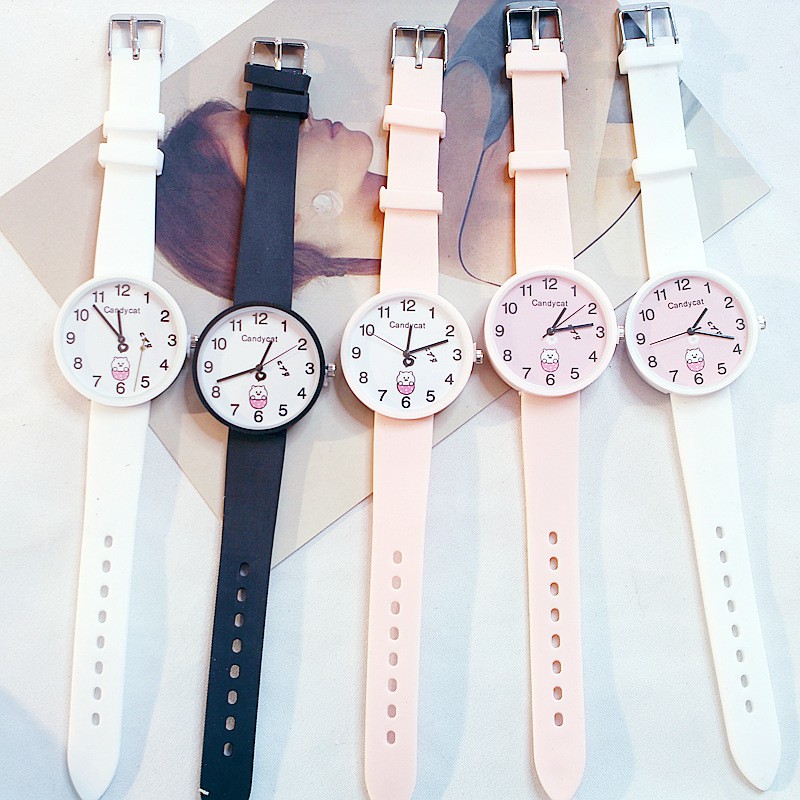 (Giá sỉ) Đồng Hồ Trẻ Em Candycat C89, Mặt Tròn Số Họa Tiết Gấu Con Mặt Ngố Siêu Dễ Thương, Dây Silicon Mềm Dẻo | BigBuy360 - bigbuy360.vn