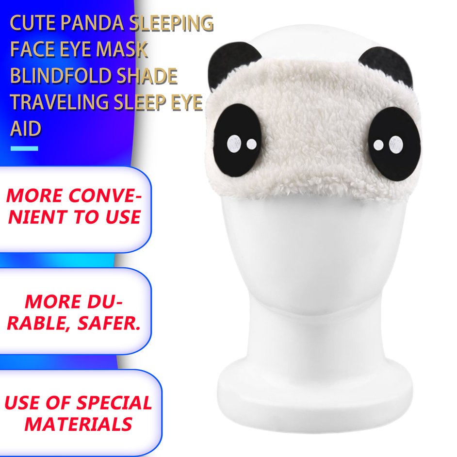Mặt Nạ Bịt Mắt Khi Ngủ Hình Gấu Trúc Dễ Thương Dùng Khi Đi Du Lịch