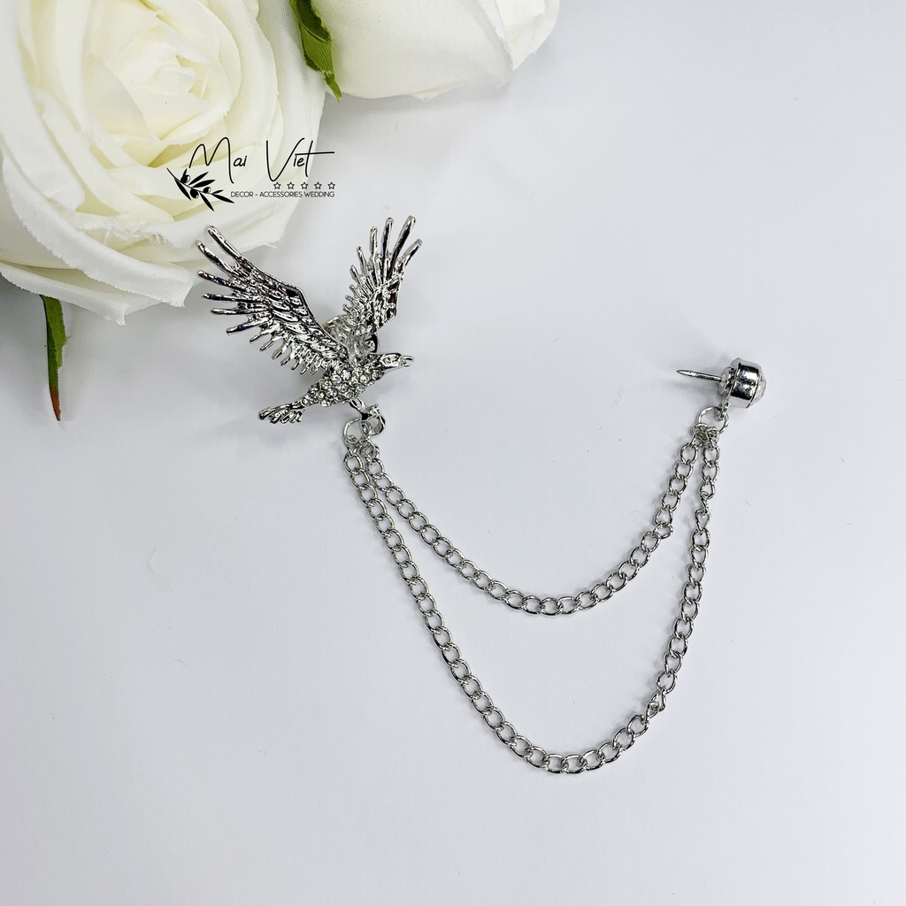 Ghim cài áo vest thời trang, pin cài vest, tag cài áo sơ mi.