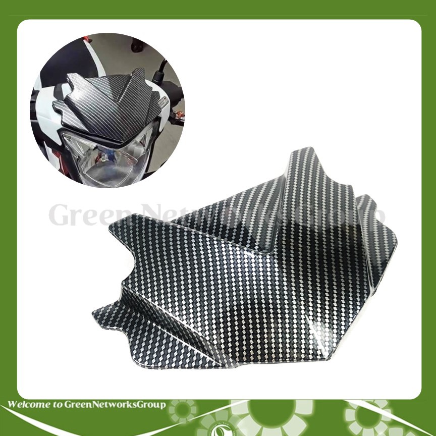 Ốp đầu Mão xe Exciter 150 mạ Carbon Greennetworks