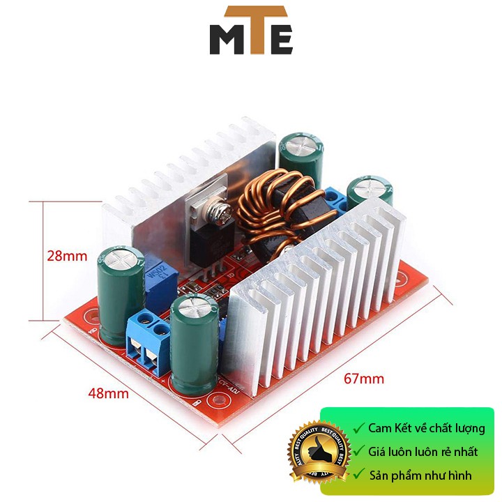 Mạch tăng áp 400W 15A DC-DC 8.5-50V lên 12-60V