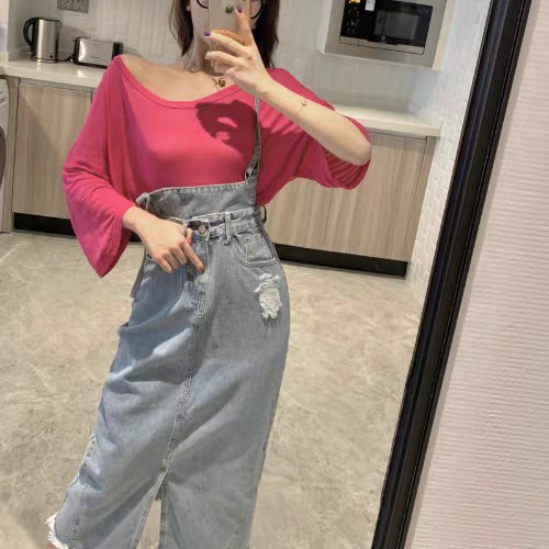 [Order] SET yếm bò + ÁO phong cách ulzzang | BigBuy360 - bigbuy360.vn